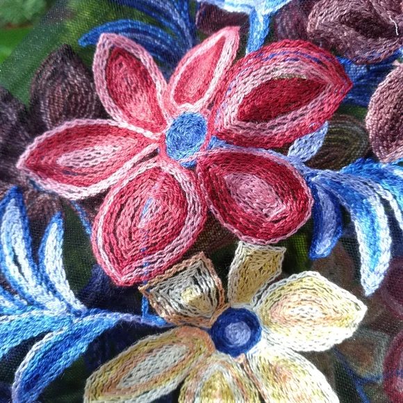 So Sheer Red Open Front Leisure Robe STUNNING π - Picture 6 of 10